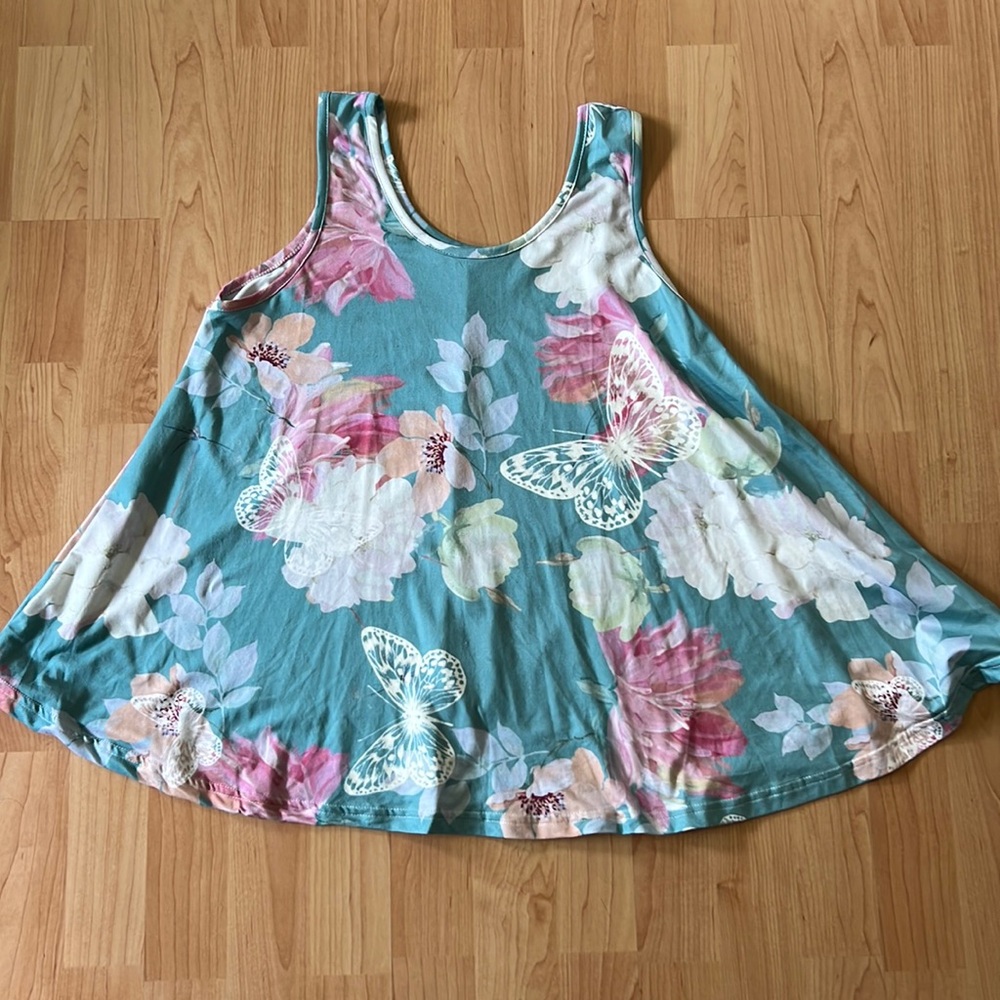 Floral Flowy Tank Top